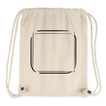 Decorative Frame Picture Frame Photo Frame Template - Stanley/Stella Recycled Gym Bag - natural - Front