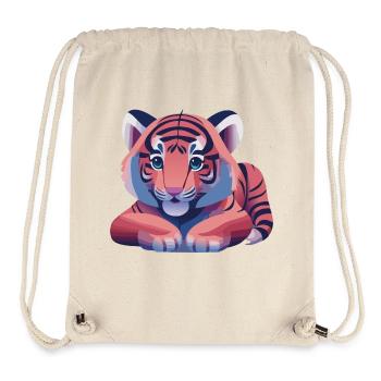 Tiger Cub (Dreamy Animals Collection) - Stanley/Stella Recycled Gym Bag - natural - Front