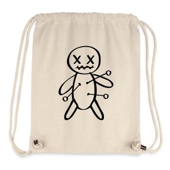 Puppe Voodoo Nadel Schmerz - Stanley/Stella recycelter Gym Bag - Naturweiß - Vorne