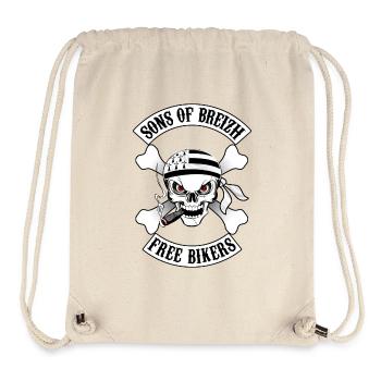 Söhne breizh Biker # 2 - Stanley/Stella recycelter Gym Bag - Naturweiß - Vorne