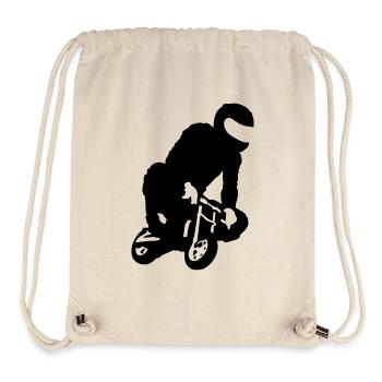 Pocket bike - Stanley/Stella recycelter Gym Bag - Naturweiß - Vorne