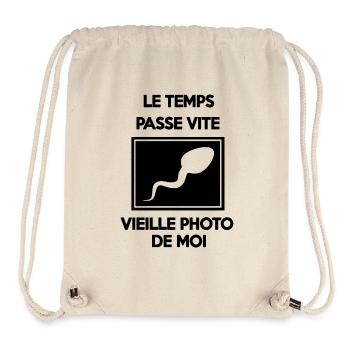 Illustration de Forêt Enchantée Anime - Sac à cordon recyclé Stanley/Stella - blanc naturel - Devant