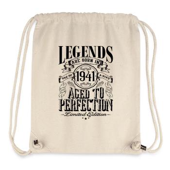 Vintage Born One Month 1941 Birthday - Stanley/Stella Recycled Gym Bag - natural - Front