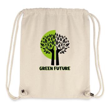 Avenir vert - Sac à cordon recyclé Stanley/Stella - blanc naturel - Devant