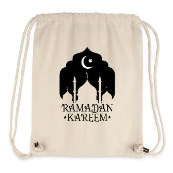Ramadan Kareem Black - Stanley/Stella Recycled Gym Bag - natural - Front