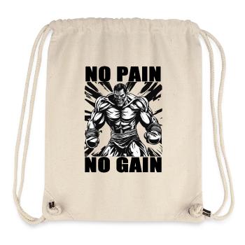Boxer / Sports / Fight / Arena / Boxing Ring / Fists - Stanley/Stella Recycled Gym Bag - natural - Front
