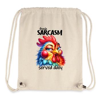 Chicken hen Colorful Farm Isolated Rooster Coffe - Stanley/Stella Recycled Gym Bag - natural - Front