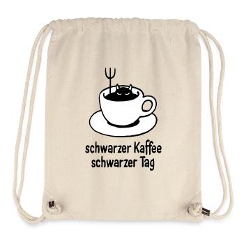 black coffee – black day - Stanley/Stella Recycled Gym Bag - natural - Front