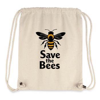 RETTET DIE BIENEN - Stanley/Stella recycelter Gym Bag - Naturweiß - Vorne