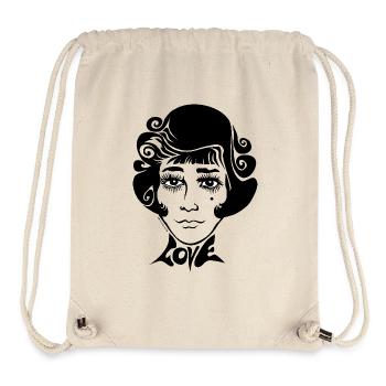 60s Love Sixties Frauengesicht Frau Gesicht female - Stanley/Stella recycelter Gym Bag - Naturweiß - Vorne