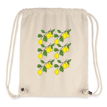 zitronenzweige - Stanley/Stella recycelter Gym Bag - Naturweiß - Vorne
