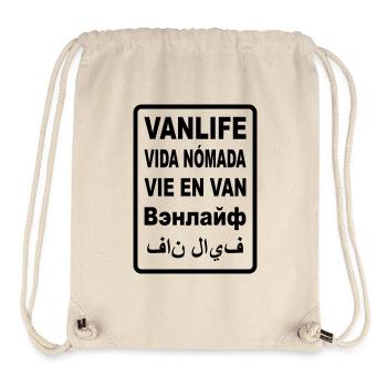 Vanlife International - Stanley/Stella recycelter Gym Bag - Naturweiß - Vorne