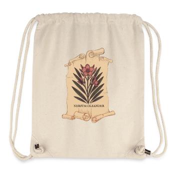 Nerium Oleander – Tödliche Eleganz - Stanley/Stella recycelter Gym Bag - Naturweiß - Vorne