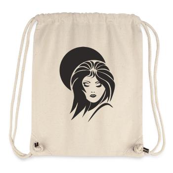 Frauengesicht_003 - Stanley/Stella recycelter Gym Bag - Naturweiß - Vorne