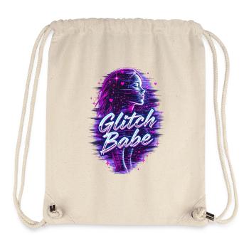 Y2K Retro – Glitch Babe - Stanley/Stella Recycled Gym Bag - natural - Front