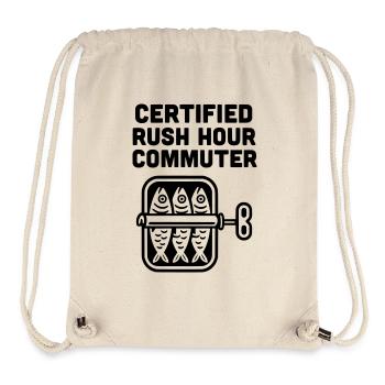 Rush Hour Commuter Public Transport - Stanley/Stella Recycled Gym Bag - natural - Front