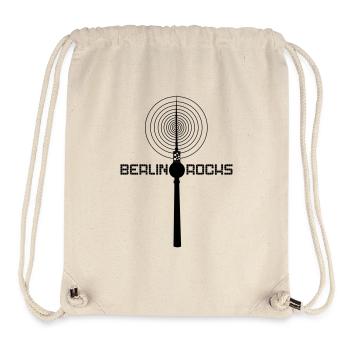 Berlin Rocks - Stanley/Stella Recycled Gym Bag - natural - Front