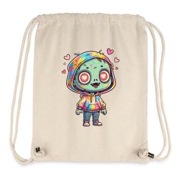 Farbenfroher Zombie im Hoodie - Stanley/Stella recycelter Gym Bag - Naturweiß - Vorne
