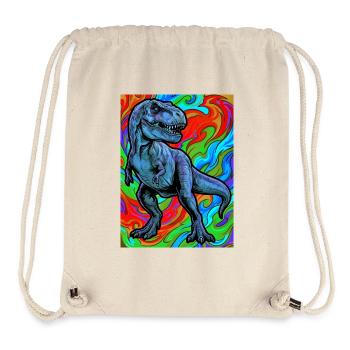 dinosaure - Sac à cordon recyclé Stanley/Stella - blanc naturel - Devant