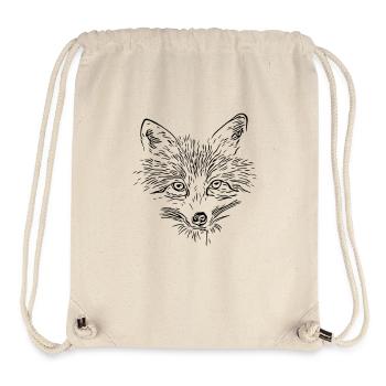 Fox Face - Fox Face - Stanley/Stella Recycled Gym Bag - natural - Front