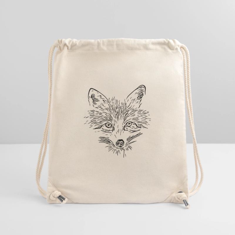 Fuchs Gesicht - Fox Face Stanley/Stella recycelter Gym Bag