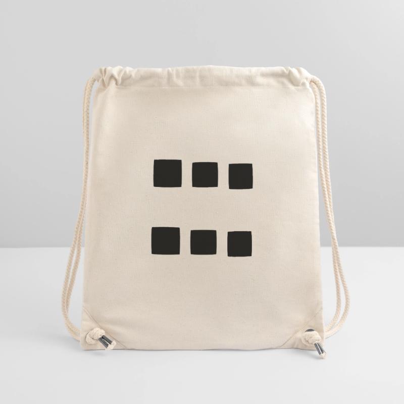 Pattern square square symbol Stanley/Stella Recycled Gym Bag