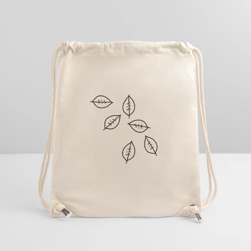 leaf pattern leaves icon shape nature Stanley/Stella Recycled Gym Bag