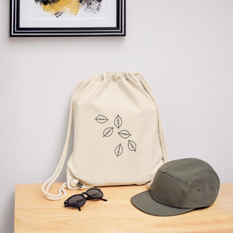 leaf pattern leaves icon shape nature Stanley/Stella Recycled Gym Bag