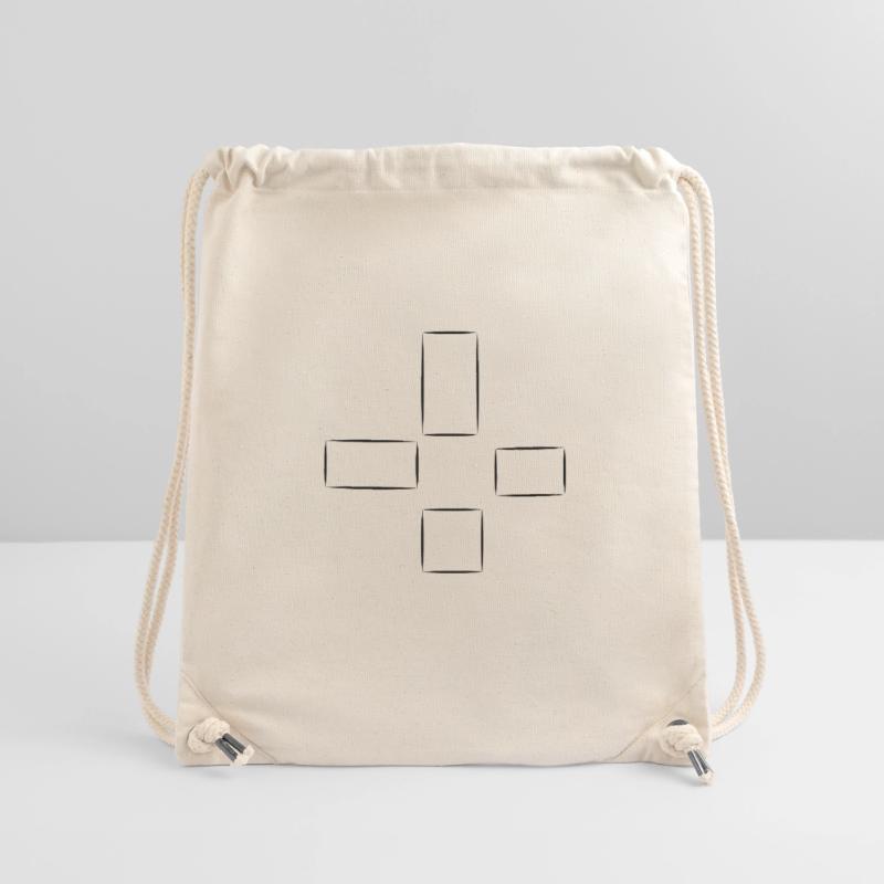Square Pattern Four Shapes Stanley/Stella Recycled Gym Bag