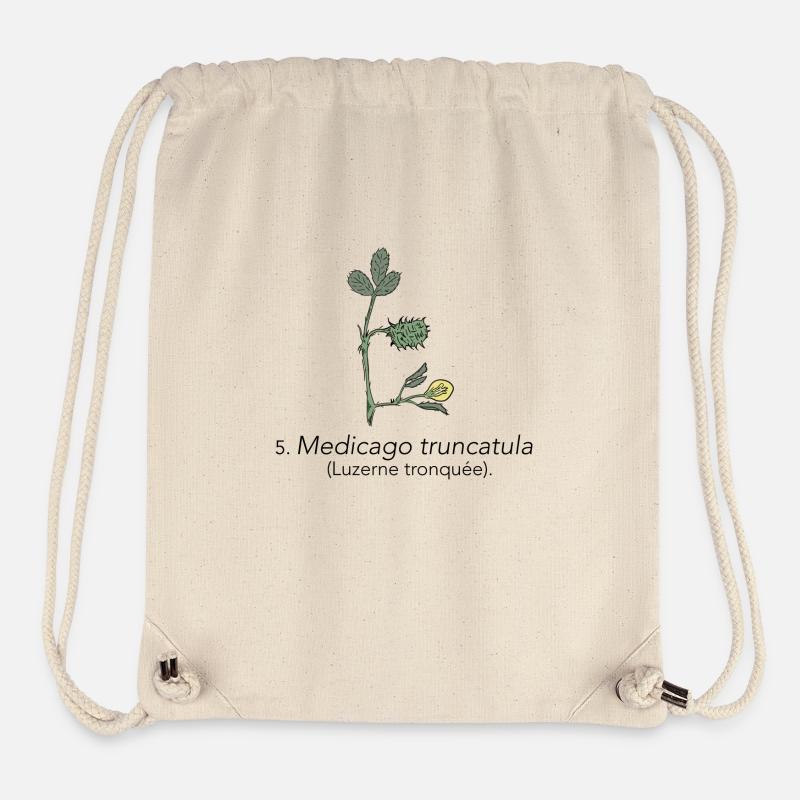 Luzerne tronquée - Sac à cordon recyclé Stanley/Stella - blanc naturel