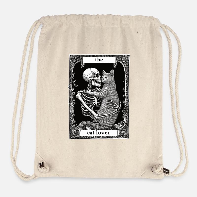 The cat lover - Stanley/Stella recycelter Gym Bag - Naturweiß