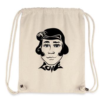 60s Love Sixties unisex Gesicht divers trans - Stanley/Stella recycelter Gym Bag - Naturweiß - Vorne