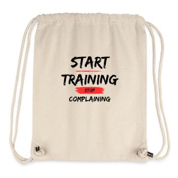 Start Training - Stanley/Stella recycelter Gym Bag - Naturweiß - Vorne