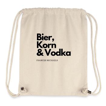 Bier, Korn & Vodka - Stanley/Stella recycelter Gym Bag - Naturweiß - Vorne