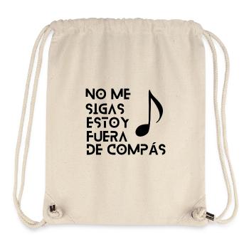 Collection "Don't Follow Me I'm Out of Compás" - Stanley/Stella Recycled Gym Bag - natural - Front