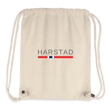 Harstad Norwegen - Stanley/Stella recycelter Gym Bag - Naturweiß - Vorne