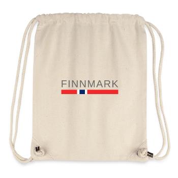 Finnmark Norwegen - Stanley/Stella recycelter Gym Bag - Naturweiß - Vorne