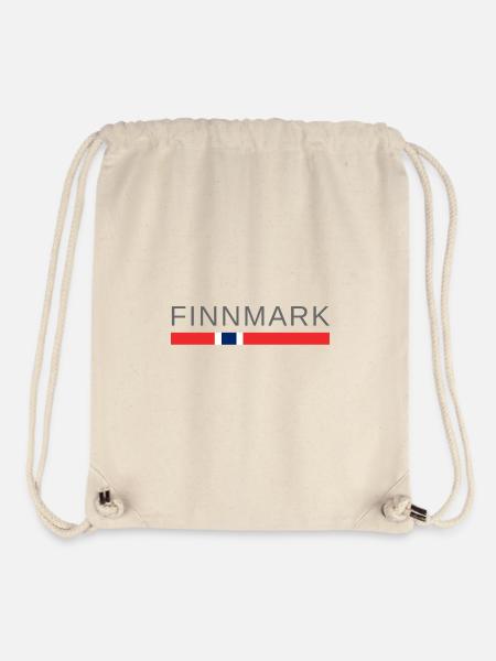 Finnmark Norwegen - Stanley/Stella recycelter Gym Bag - Naturweiß