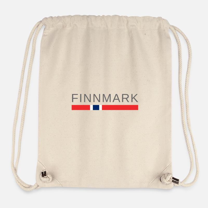 Finnmark Norwegen - Stanley/Stella recycelter Gym Bag - Naturweiß