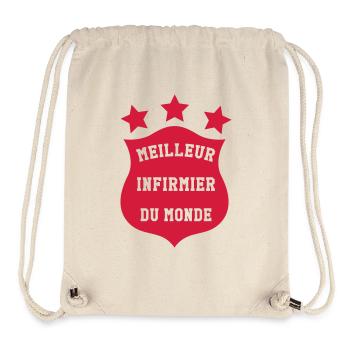 Nurse PKrankenschwester Infirmier Infirmière - Stanley/Stella Recycled Gym Bag - natural - Front