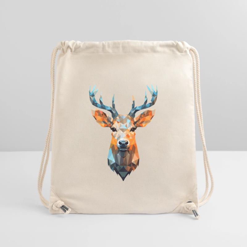 Deer Roe Deer Polygon Roe Deer Deer Stanley/Stella Recycled Gym Bag