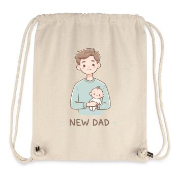 New Dad & Baby - Sweet Moment - Stanley/Stella Recycled Gym Bag - natural - Front