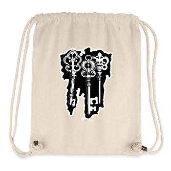 Schlüssel / Schloss / verschlossen / Sicherheit - Stanley/Stella recycelter Gym Bag - Naturweiß - Vorne