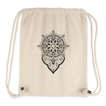 Mandala graphic dot work - Stanley/Stella Recycled Gym Bag - natural - Front