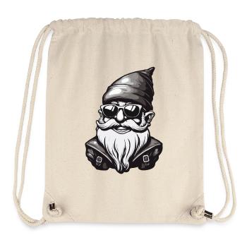 Gartenzwerg / Märchenland / Kobold / Gnom / Logo - Stanley/Stella recycelter Gym Bag - Naturweiß - Vorne