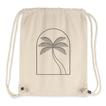 Palme - Stanley/Stella recycelter Gym Bag - Naturweiß - Vorne