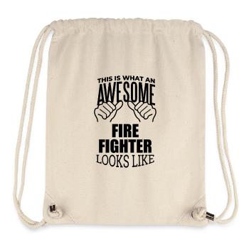 Firefighter - Stanley/Stella Recycled Gym Bag - natural - Front