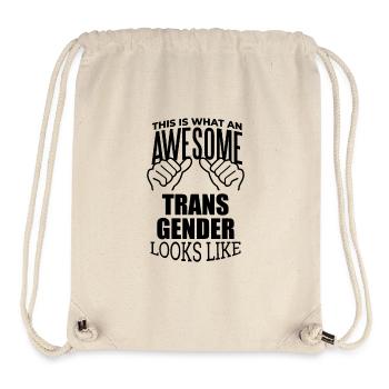 Transgender - Stanley/Stella recycelter Gym Bag - Naturweiß - Vorne