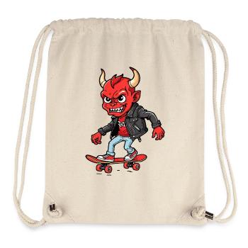 Red Devil - Stanley/Stella Recycled Gym Bag - natural - Front