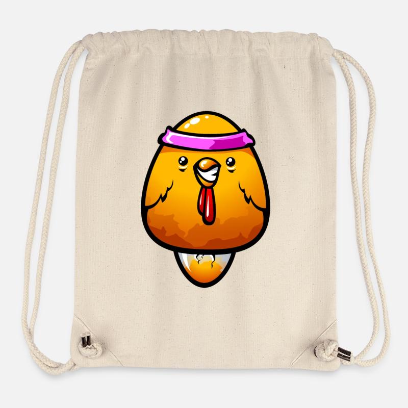 Samurai Chick - Stanley/Stella Recycled Gym Bag - natural